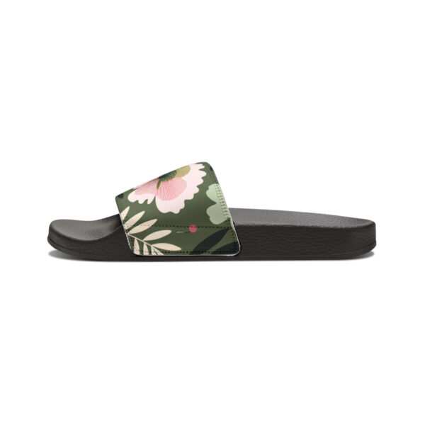 Women's PU Floral Slide Sandals - Image 4
