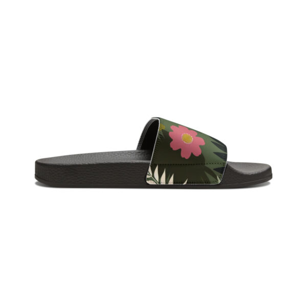 Women's PU Floral Slide Sandals - Image 5