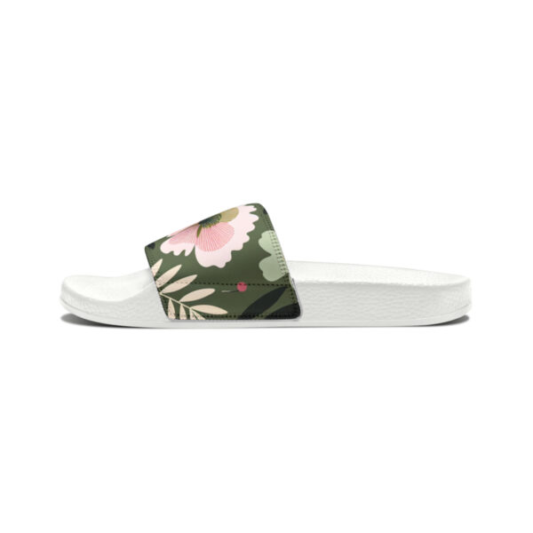Women's PU Floral Slide Sandals - Image 13