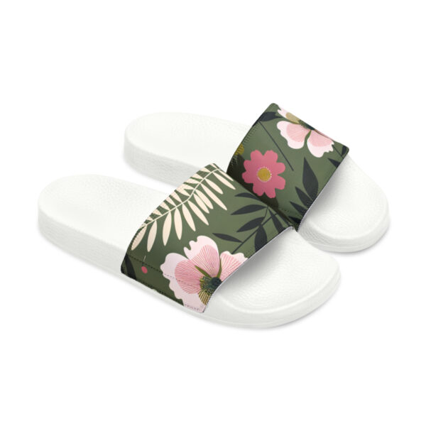 Women's PU Floral Slide Sandals - Image 17